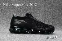 cdg-vapormax nike hommes sneaker noir blanc